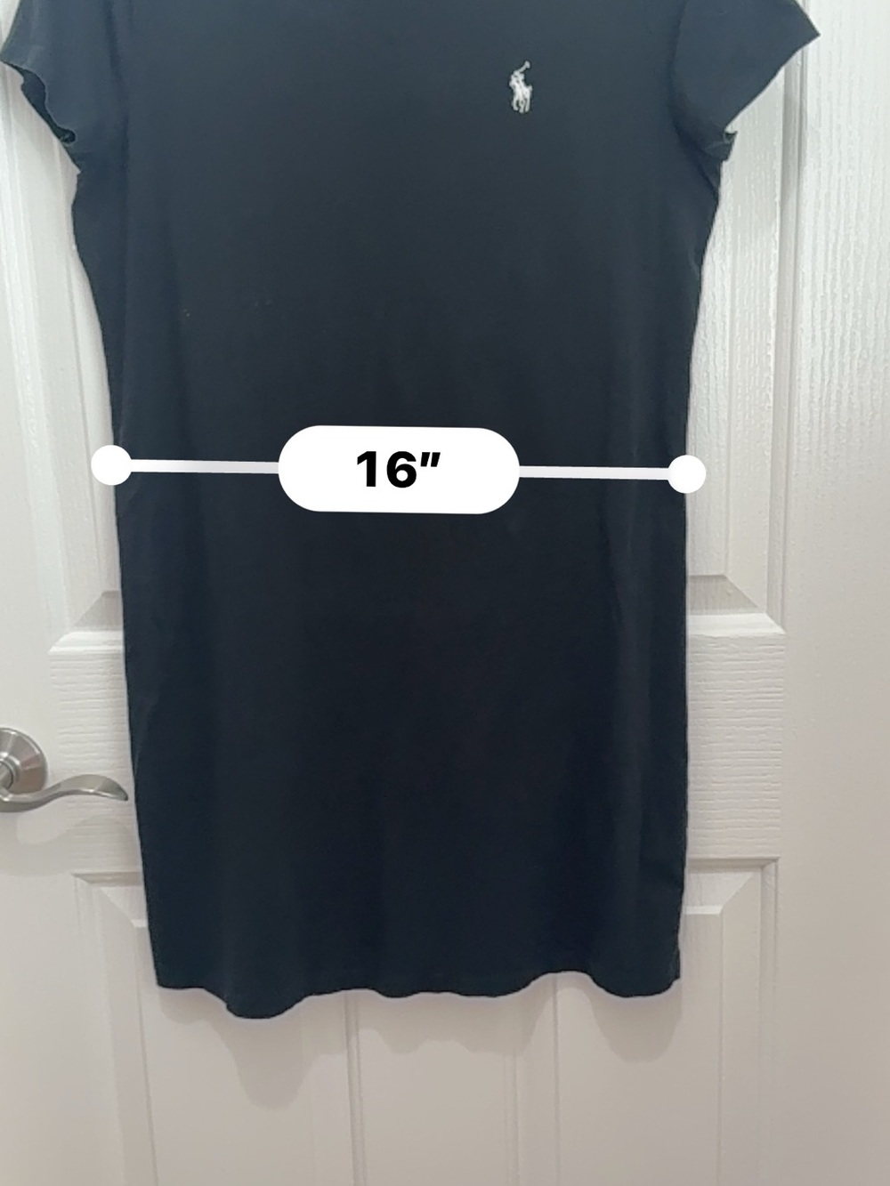 Polo by Ralph Lauren Black Crewneck Short-Sleeve Dress - Women’s Medium - Picture 6 of 6